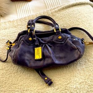 Marc Jacobs purple leather crossbody
